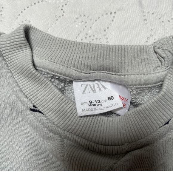 Zara Pelican Crewneck Sweatshirt Size 12m - Picture 3 of 6